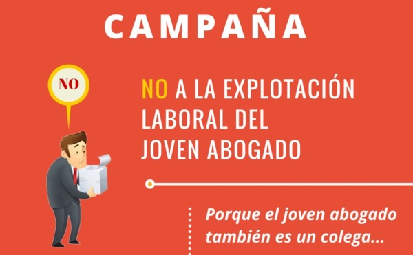 Campaña de difusión publicitaria en defensa del joven abogado